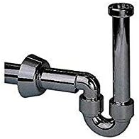 Geberit 151.108.21.1 – Siphon ausziehbar, Ausgang D40 mm gebogen, Chrom glänzend