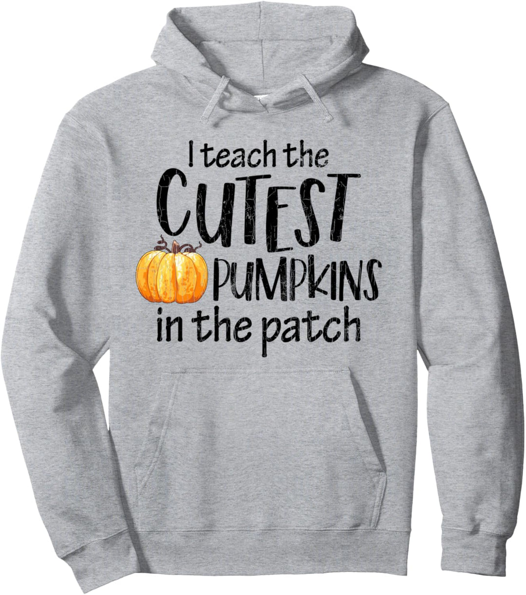 Lustige Halloween-Herbst-Grafik "I Teach The Cutest Pumpkins" Pullover Hoodie