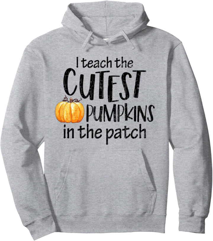 Lustige Halloween-Herbst-Grafik "I Teach The Cutest Pumpkins" Pullover Hoodie