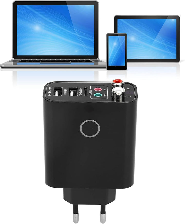 FM-Sender, 2 In 1 110-240 V Bluetooth 5.0-Empfänger-Sender, Drahtloser Audioadapter APP-Steuerung fü