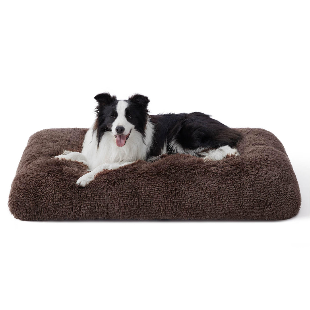 BEDSURE Flauschiges Hundebett Grosse Hunde - 89x58x8 cm Hundebett waschbar für grosse Hunde, rutschf
