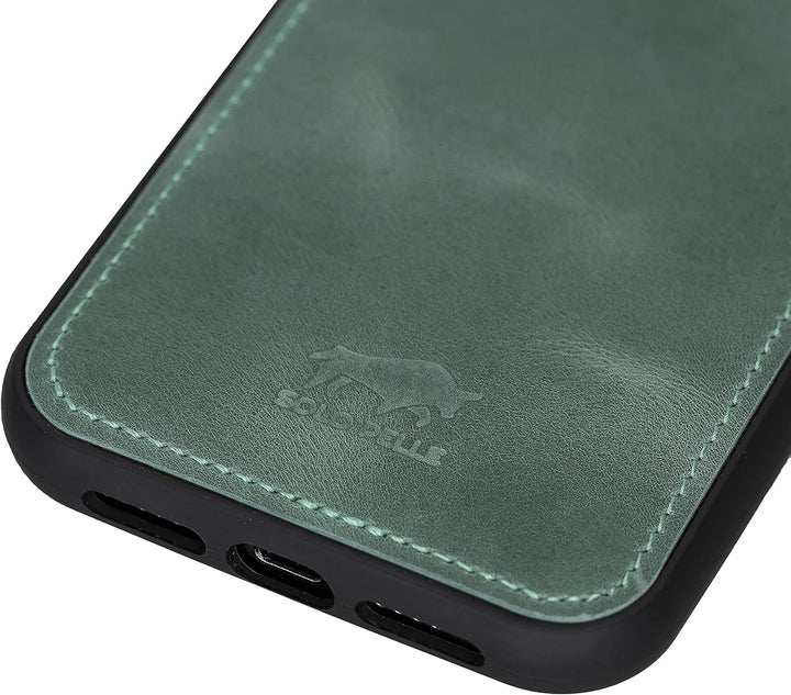 Solo Pelle Lederhülle für das iPhone 12 Pro Max in 6.7 Zoll Stanford Case Leder Hülle Ledertasche Ba