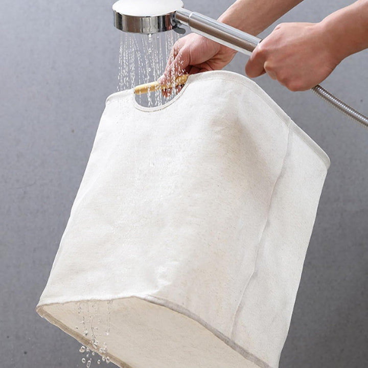 60L Beige Wäsche Körbe, 40×30×60 cm Wäschekorb, Faltbar Wäschesammler Wäschebox, Wäschekörbe Laundry