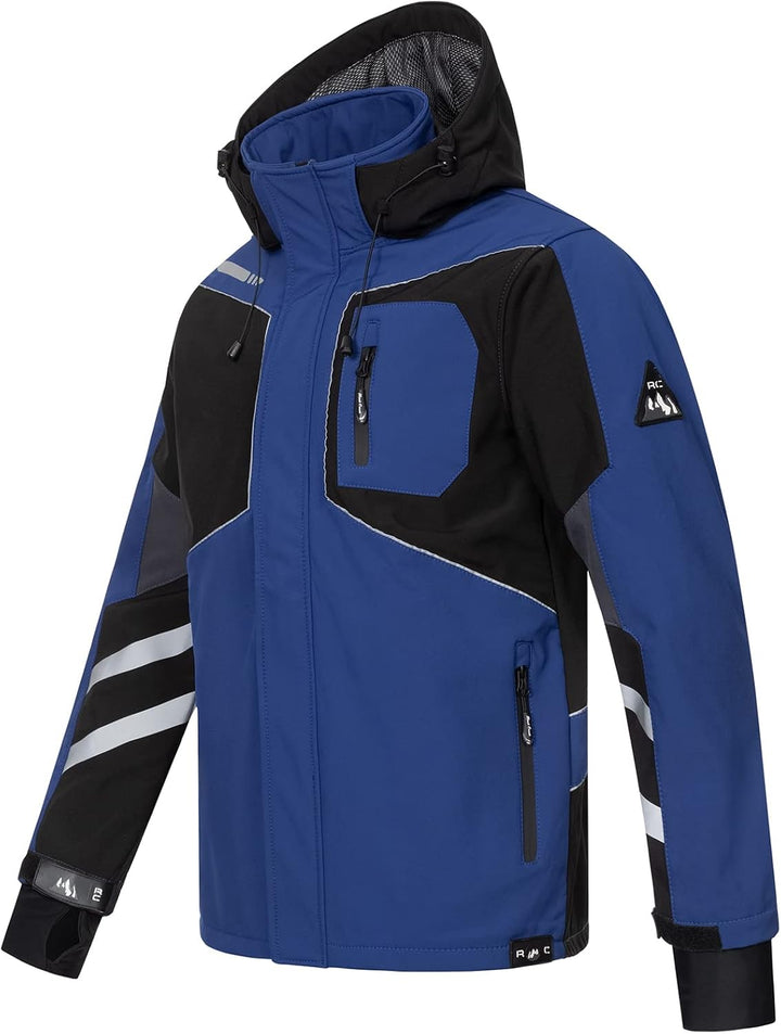 Rock Creek Herren Softshell Jacke Outdoor H-287 S Royalblau, S Royalblau