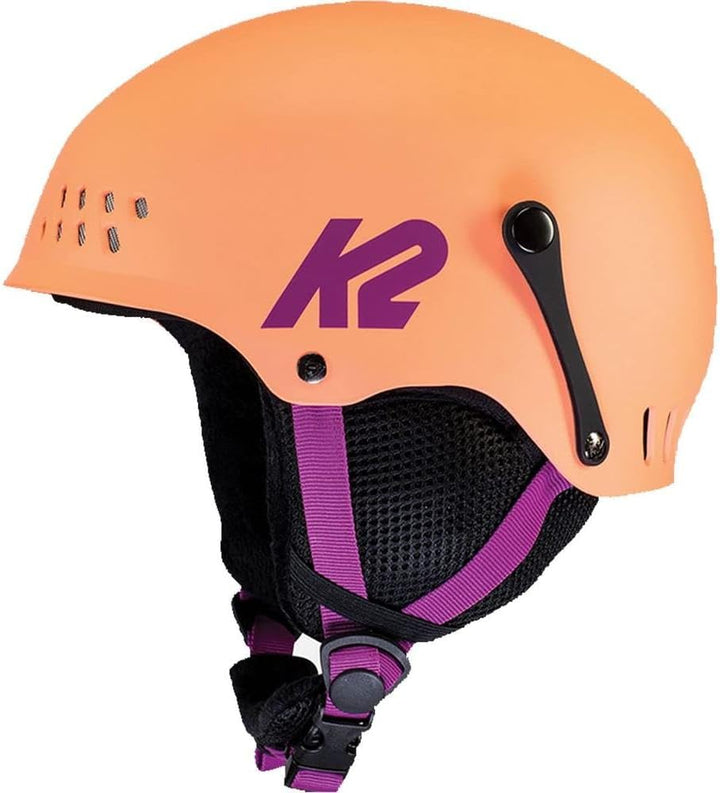 K2 Damen Entity Orange Skihelm S (51-55cm) Schwarz, S (51-55cm) Schwarz