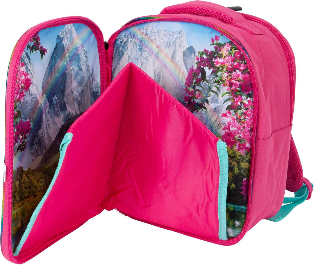 Animal Planet 387726 Einhorn Fantasy 3D Rucksack Spielset, Rose