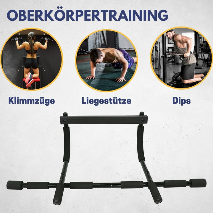 Best Sporting 4 in 1 Multifunktions Tür-Reck I Klimmzugstange mit Softgrip I Belastbar bis 100 kg I
