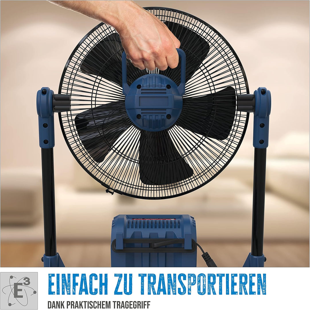 Güde Akku Ventilator V 18-0 (18 V oder 230 V, Windgeschwindigkeit max. 360 m/min. in 3 Stufen einste
