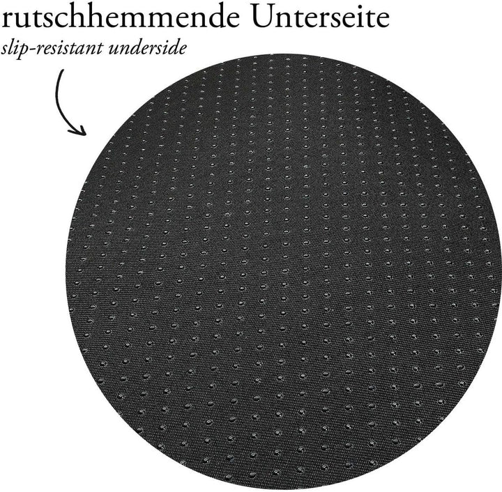 HUNTER Boston Hundesofa, Hundebett, Wendekissen mit Plüschbesatz,pflegeleicht, 100 x 70 cm, grau gra