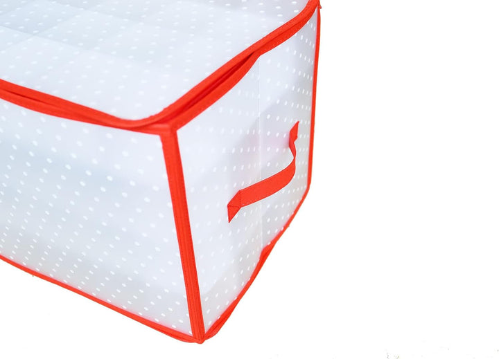 Spetebo XL Aufbewahrungsbox für Christbaumkugeln - für 112 Kugeln - Sortierbox Kiste für Weihnachtss