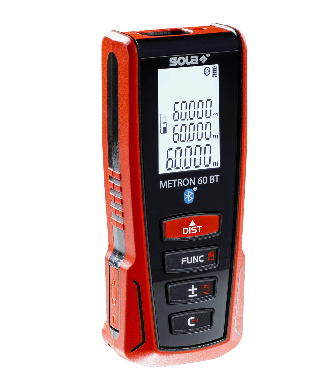 SOLA METRON BT - Laser Entfernungsmesser 30m, 60m, 80m, 120m – Distanzmesser Laser mit Bluetooth Dat