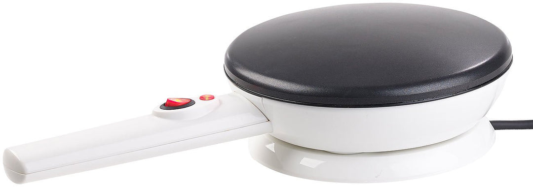 Rosenstein & Söhne Crepes Maker: Kabelloser Crêpes-Maker, Anti-Haft, Temperatur-Automatik, 20 cm, 80