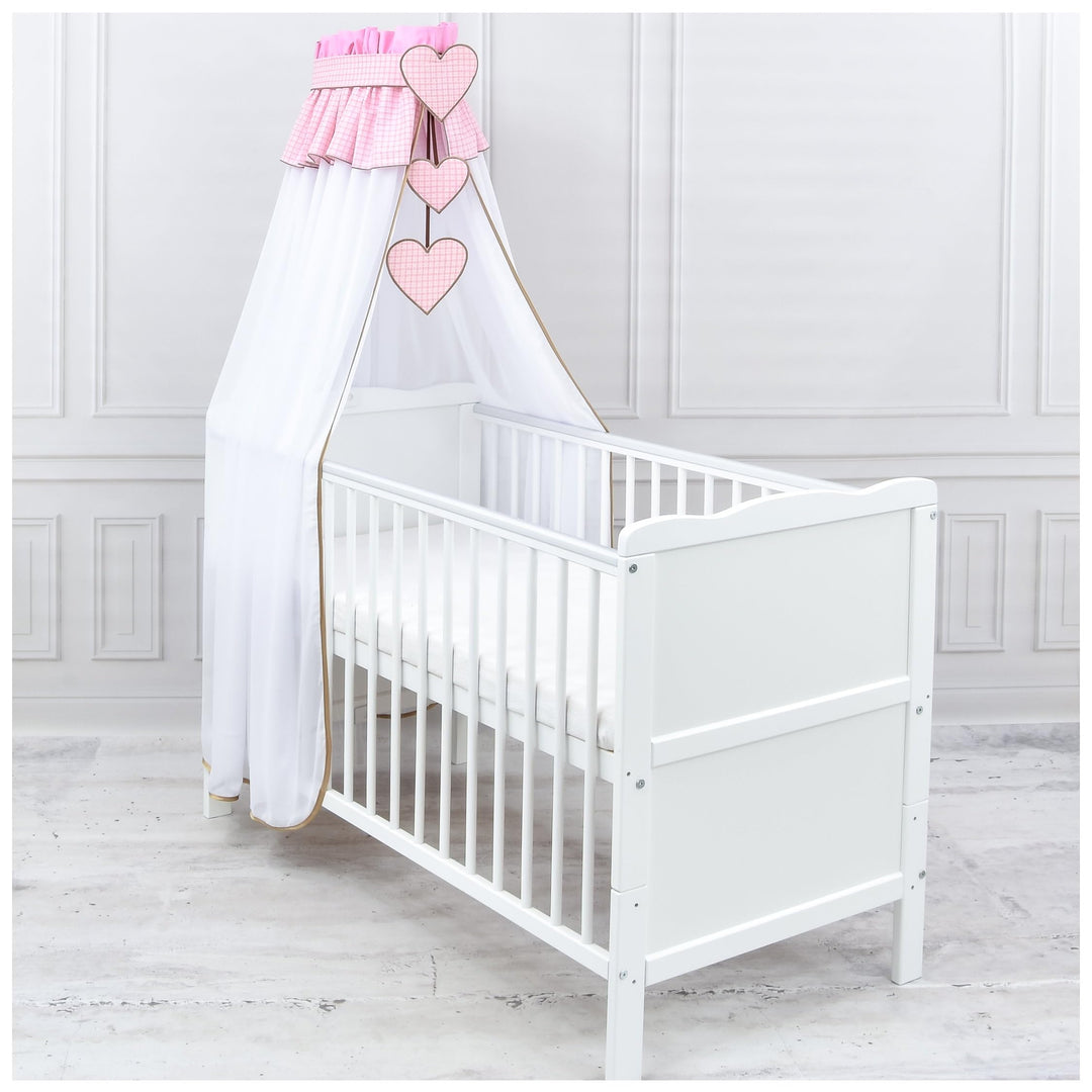 Generisch Baby Delux Babybett Himmel Betthimmel Chiffon Baldachin für Babybett Kinderbett Wiege Stub