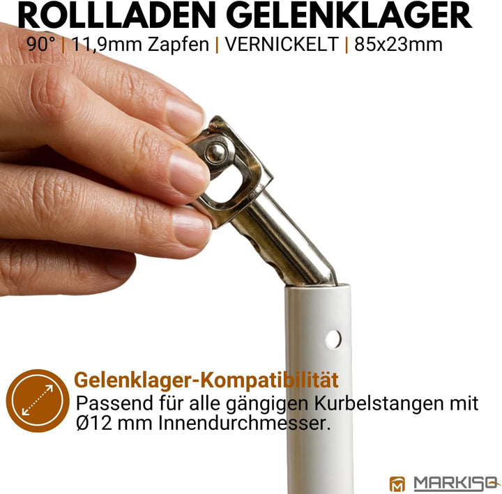 Rolladen Gelenklager 90° Lager Getriebe für Rolladen Rolladenlager Rolladen Kurbelgetriebe Gelenklag