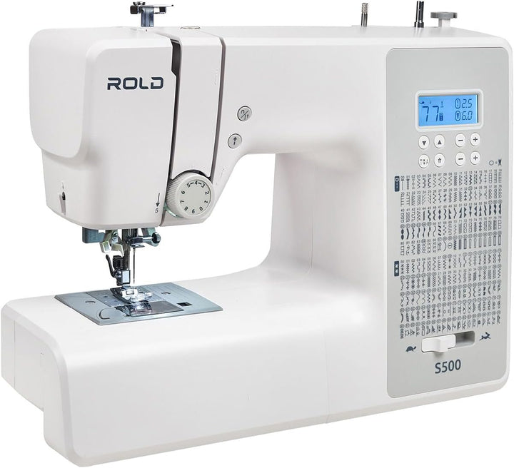 Rold S500 Computer Nähmaschine mit 300 Stichen zum Nähen aller Arten von Stoffen | Freiarm Computer-