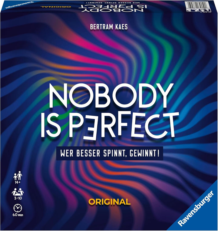 Ravensburger 26845 - Nobody is perfect - Kommunikatives Kartenspiel für die ganze Familie, Spiel für