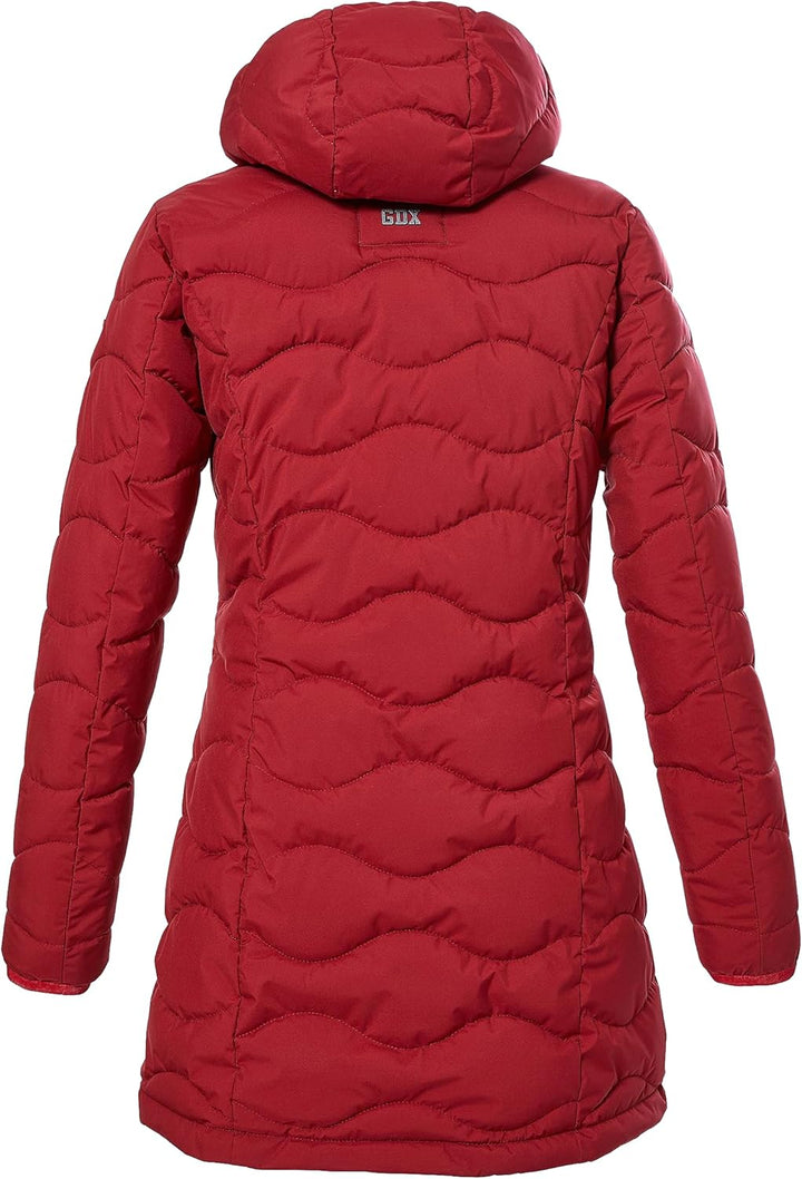 G.I.G.A. DX Damen Gw 20 Wmn Qltd Prk Steppparka mit Kapuze/Funktionsparka in Daunenoptik 46 tiefrot,