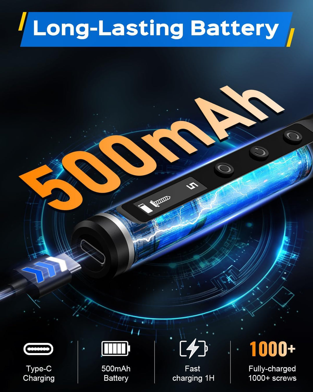 Mini Elektro Schraubendreher Set - 49 in 1 Magnetische Präzisions Electric Screwdriver - Akku Schrau