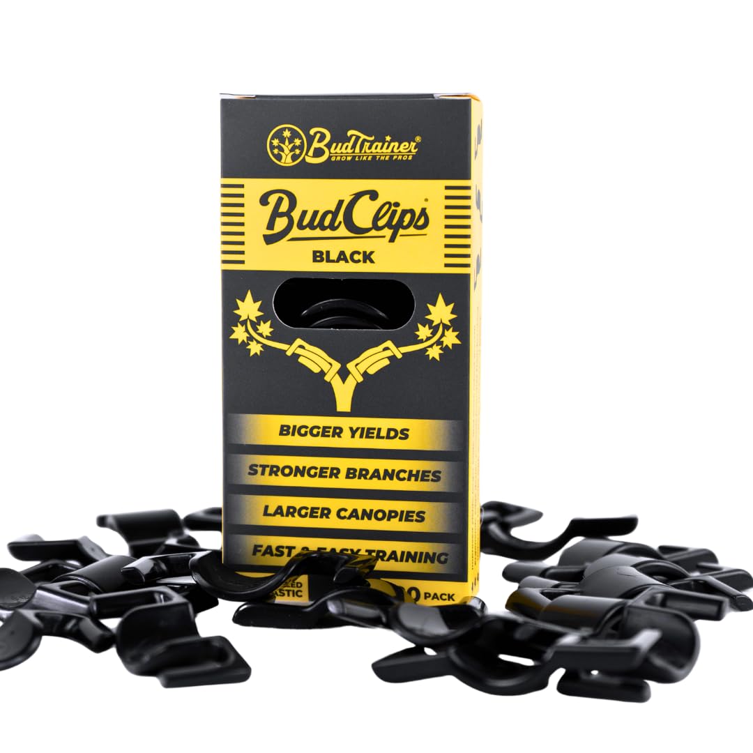 BudClips Trainings-LST-Clips, geringe Belastung, Schwarz, Universalgrösse, passend für jeden Zweig,
