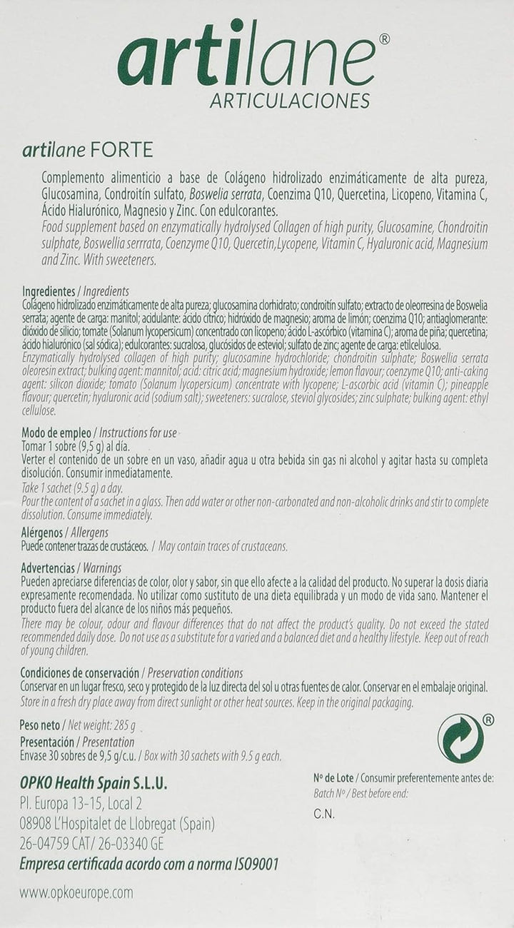 Artilane Forte 30 Sobres