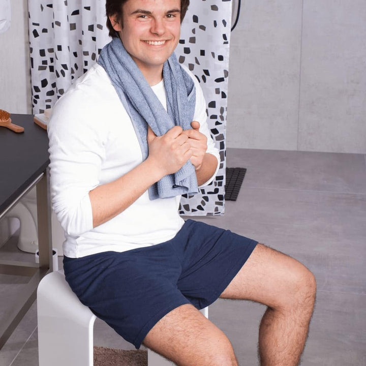 RIDDER A211101 Trendy Bad-Hocker, Acryl, weiss, ca. 39 x 47 x 28 cm, Weiss