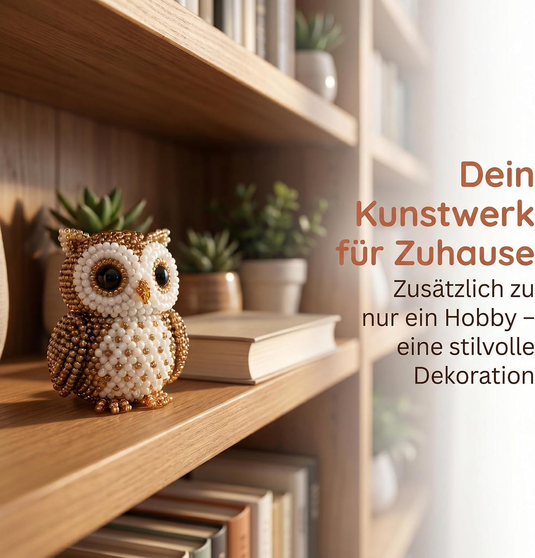 Copbopwn Perlentiere Bastelset | Wald | 3D Tiere | DIY Set Erwachsene | Basteln Erwachsene: Kreativ,