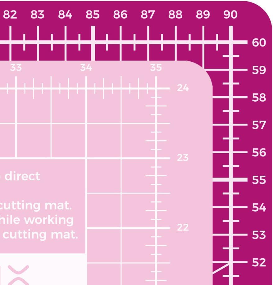SEMPLIX Schneidematte A1 in Grün, Rosa, Grau, Türkis, Lila. Ideal fürs Basteln, Nähen und Patchworke