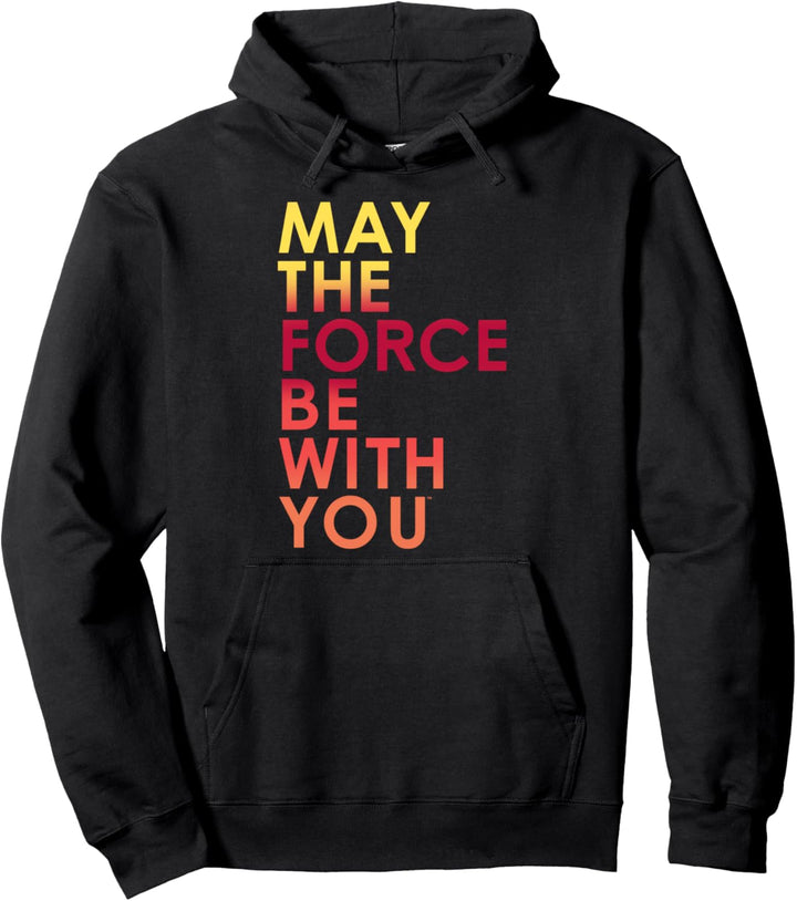 Star Wars The Last Jedi The Force With You Bold Text Pullover Hoodie