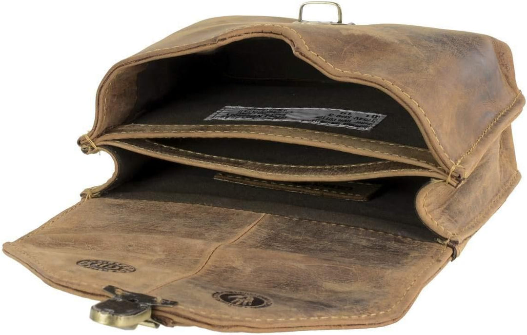 Greenburry Vintage Outdoor Gürteltasche Leder 15 cm