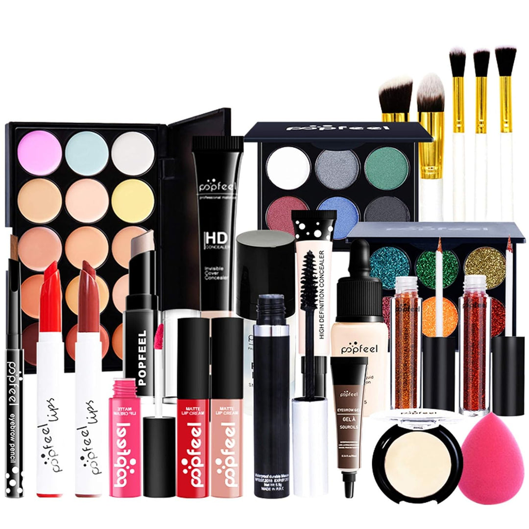 FantasyDay Multifunktions Exquisite Make-up Geschenkset Kosmetik Schmink Kit für Gesicht, Augen und