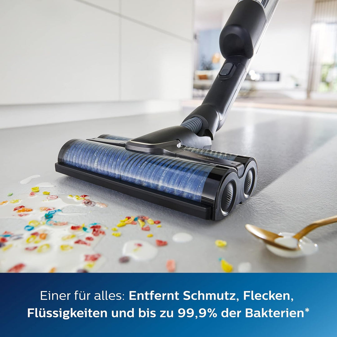 Philips AquaTrio Cordless 9000 Series 3-in-1 Nass-Trocken-Sauger – Kabellos Akku Staubsauger - XW938