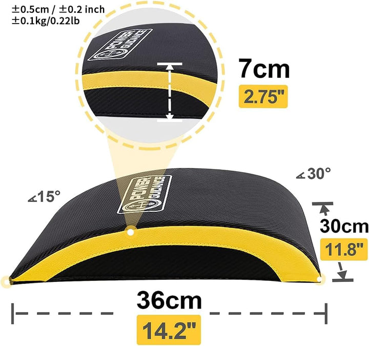 POWER GUIDANCE, Bauchmuskel-Matte，Ab Übung Matte Core Trainer，Sit-Up-Pad Bauch- und Rumpftrainer-Mat