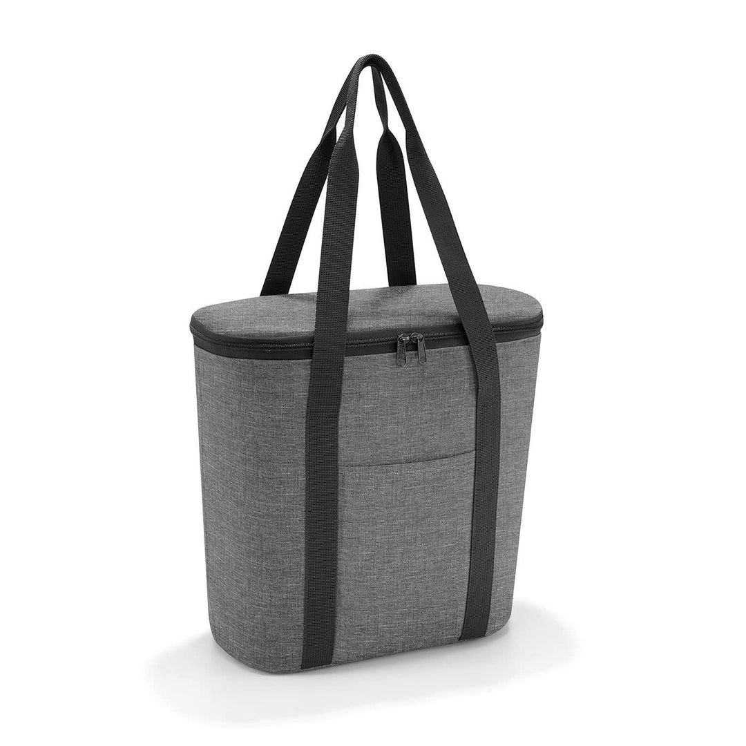 reisenthel thermoshopper Twist Silver – Kühltasche für den Einkauf oder das Picknick mit 2 Trageriem