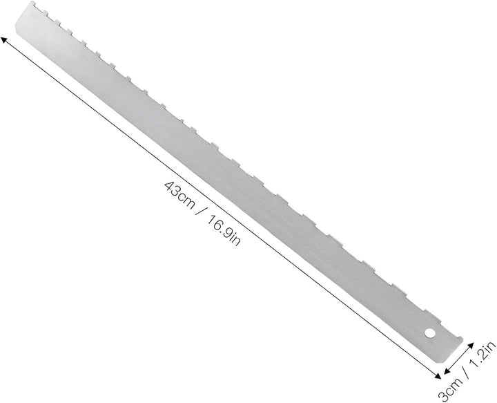 Gitarrengitarrenwerkzeug Eujgoov Aluminium Straight Edge Gitarrenhals Gekerbt Lineal Bund Rocker für