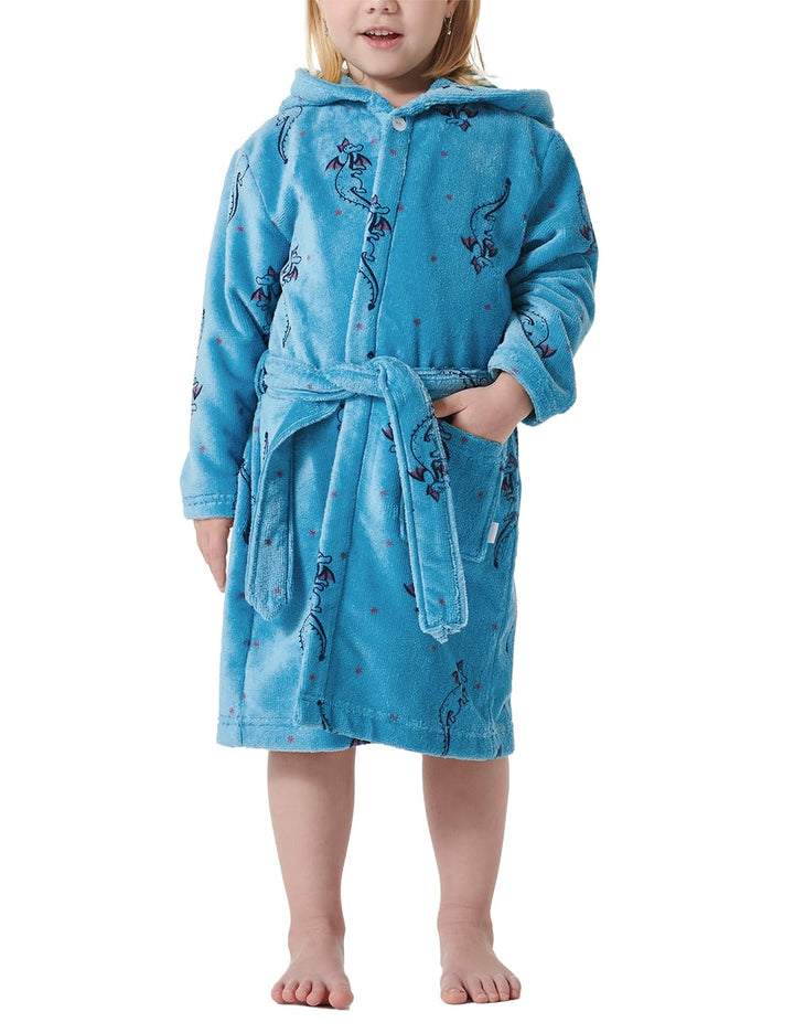 Schiesser Mädchen Bademantel - Velour - Grösse 92 bis 140 aquarium_181831 92, aquarium_181831 92