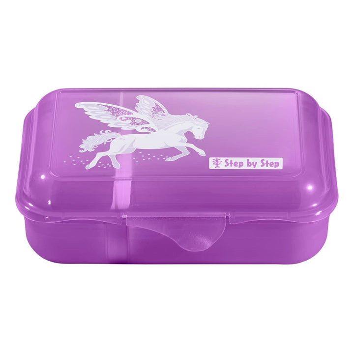 Step by Step Lunchbox "Dreamy Pegasus Shadow", lila, mit Trennwand und Klickverschluss, spülmaschine