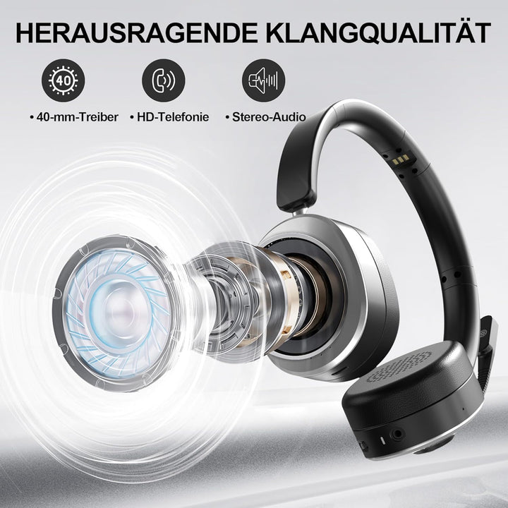 Wantek Bluetooth Headset with Microphone WK-162SBTC-DE, WK-162SBTC-DE