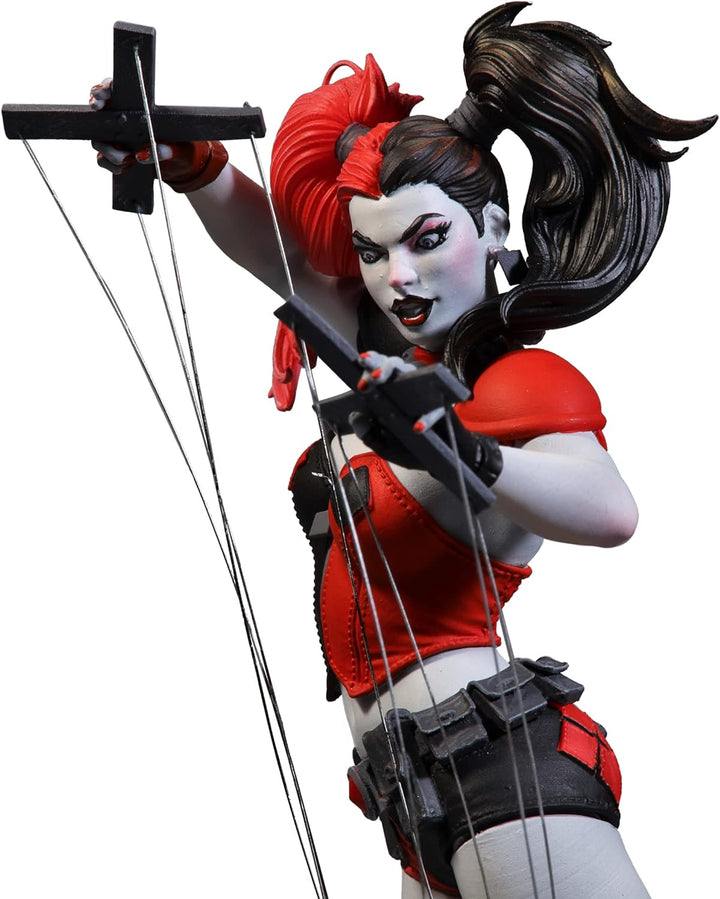 Lansay 63109 Harley Quinn DC – Statue aus Kunstharz – The Joker by Guillem March – Comic-Figuren – a