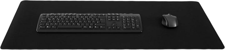Silent Monsters Mauspad XXL 900 x 400 mm grosses Mousepad Schwarz - Vernähter Rand, rutschfest & lei