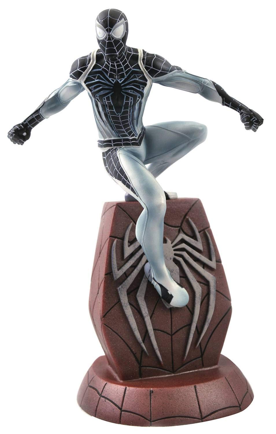 Diamond Select Spider-Man 2018 Marvel Video Game Gallery PVC Statue Negative Suit Spider-Man SD