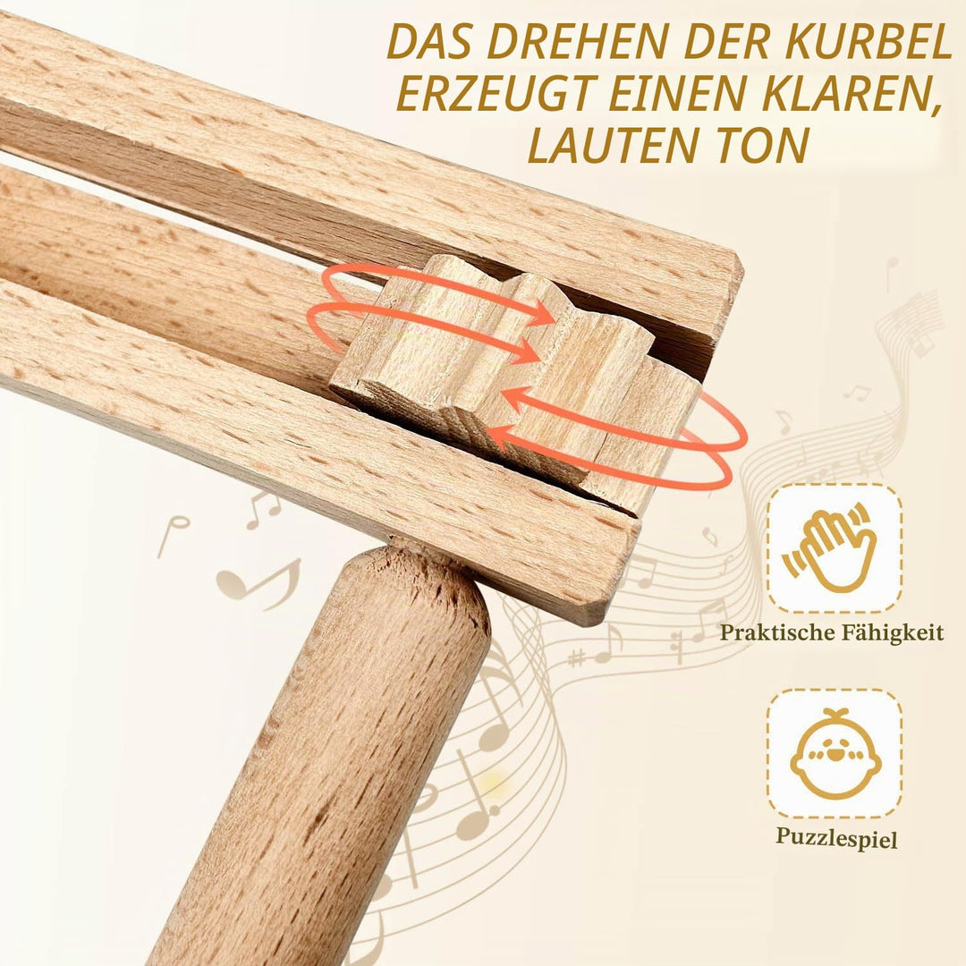 3 Stück Holzratsche Geräusche Maker, Krachmacher, Ratsche Holz, Fanartikel zum Anfeuern Geeignet für
