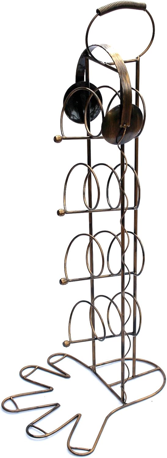 DanDiBo Weinregal 10-0045 Flaschenregal Flaschenhalter aus Metall 93 cm Weinständer Regal