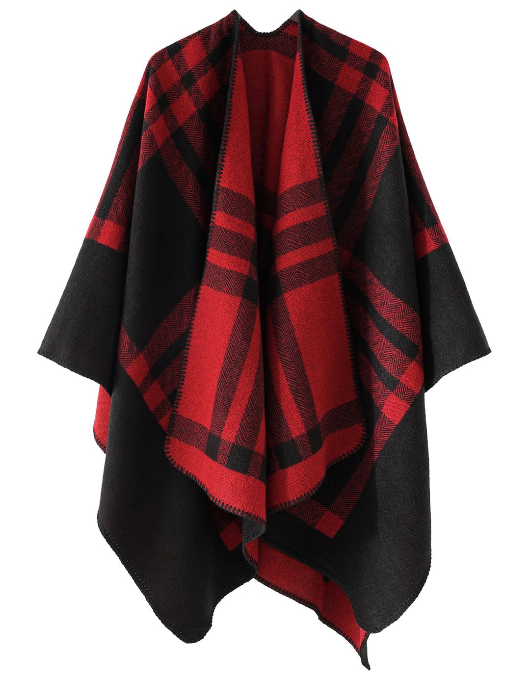 Poncho Damen Winter Warm Elegant Poncho Decke Poncho Cape Strick Poncho Mantel Winter Poncho Schal F