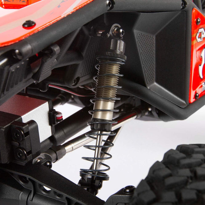 Axial AXI03000B 1/10 Capra 1.9 Unlimited 4WD Trail Buggy gebürstet RTR RC Crawler, rot