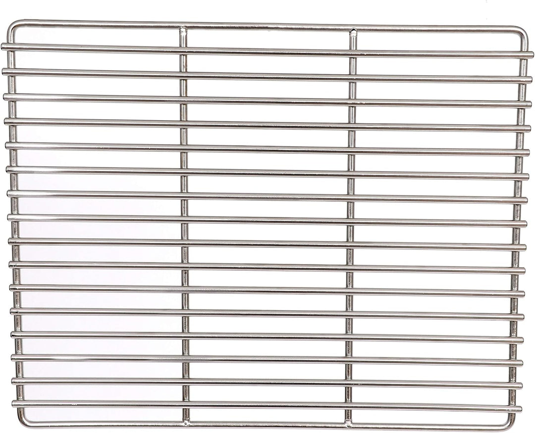Massiver Grillrost 50 x 35 cm aus Edelstahl 8 mm rostfrei und elektropoliert