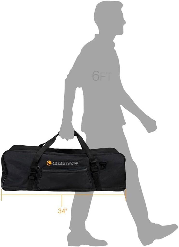 Celestron 94028 34” Stativtasche – Aufbewahrungs- und Tragetasche für Stativ und Zubehör mit konfigu