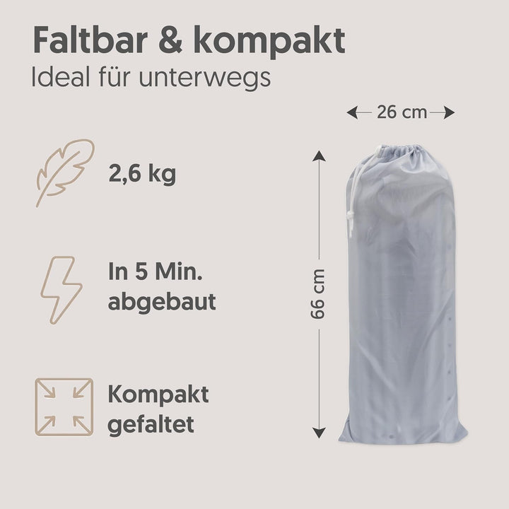 Interbaby Bettgitter 90 für Babys und Kinder-Sternmodel, grau, 90 cm (Paquete de