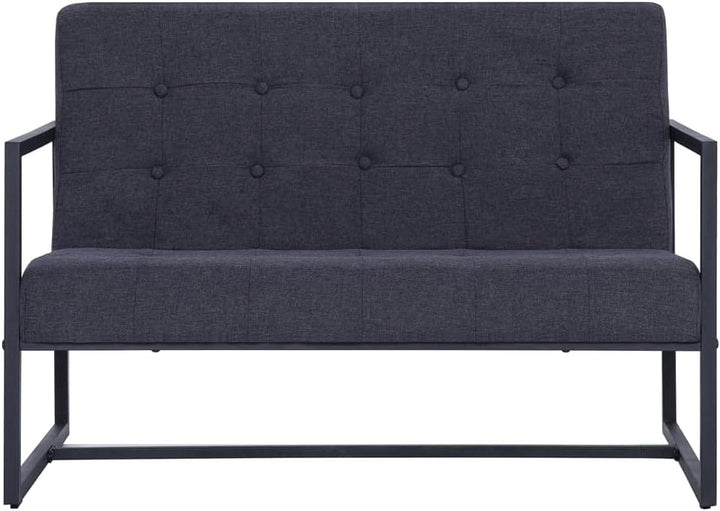 vidaXL Sofa mit Armlehnen Sessel Loungesofa Polstersofa Stoffsofa Couch Sofagarnitur Couchgarnitur S