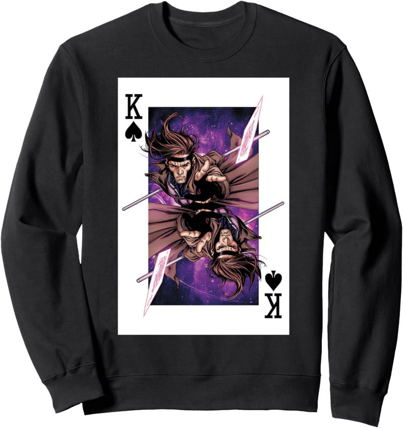 Marvel X-Men Gambit King Card Sweatshirt