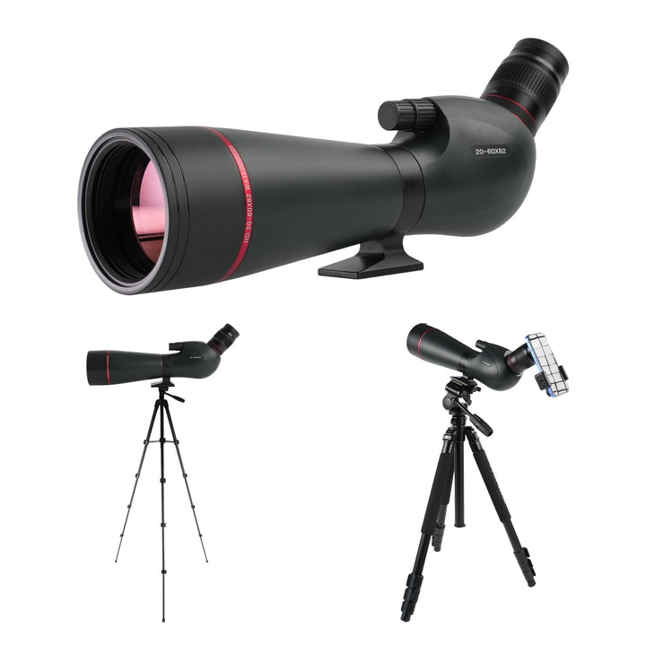 BOSTRON 20-60x82 mm Wasserdicht Spektive für das Zielschiessen,HD Spektive mit FMC BAK4-Prisma und 2
